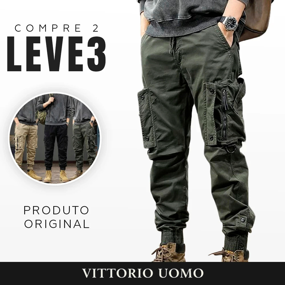 [Leve 3 Pague 2] Calça Masculina Titan em RipStop e Poliéster (Força e Poder em Movimento!)