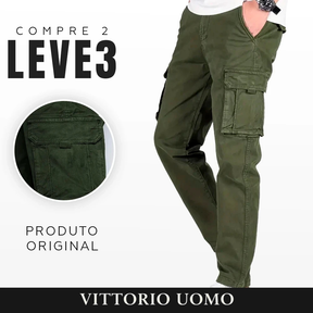 [Leve 3 Pague 2] Calça Masculina Cargo Falcon em RipStop e Poliéster (Força e Liberdade!)