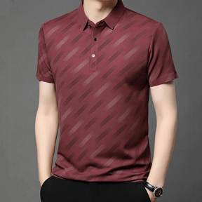 [Leve 5 Pague 3] Camisa Masculina Eclipse em Seda Gelo e Poliéster (Refinamento Absoluto!)